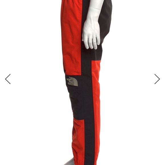 Gucci x The North Face Vibrant Orange & Black Men’s Joggers - Picture 3 of 16